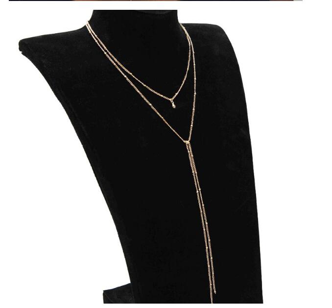 Collier chaine cravate