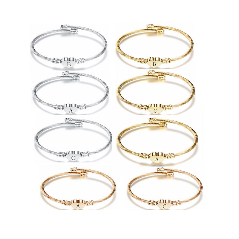 Bracelet Love lettres personnaliser