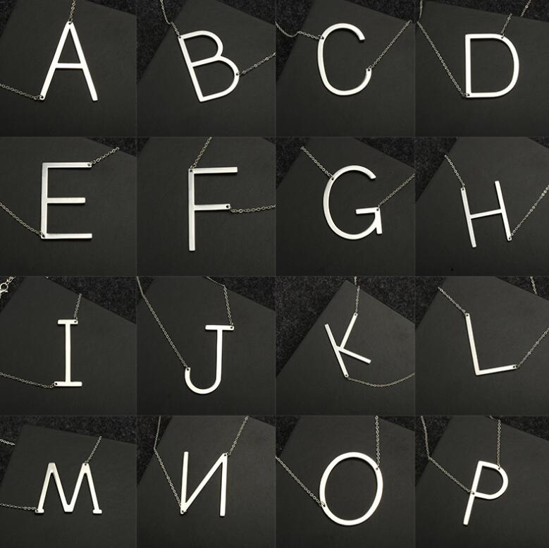 Collier lettres personnaliser