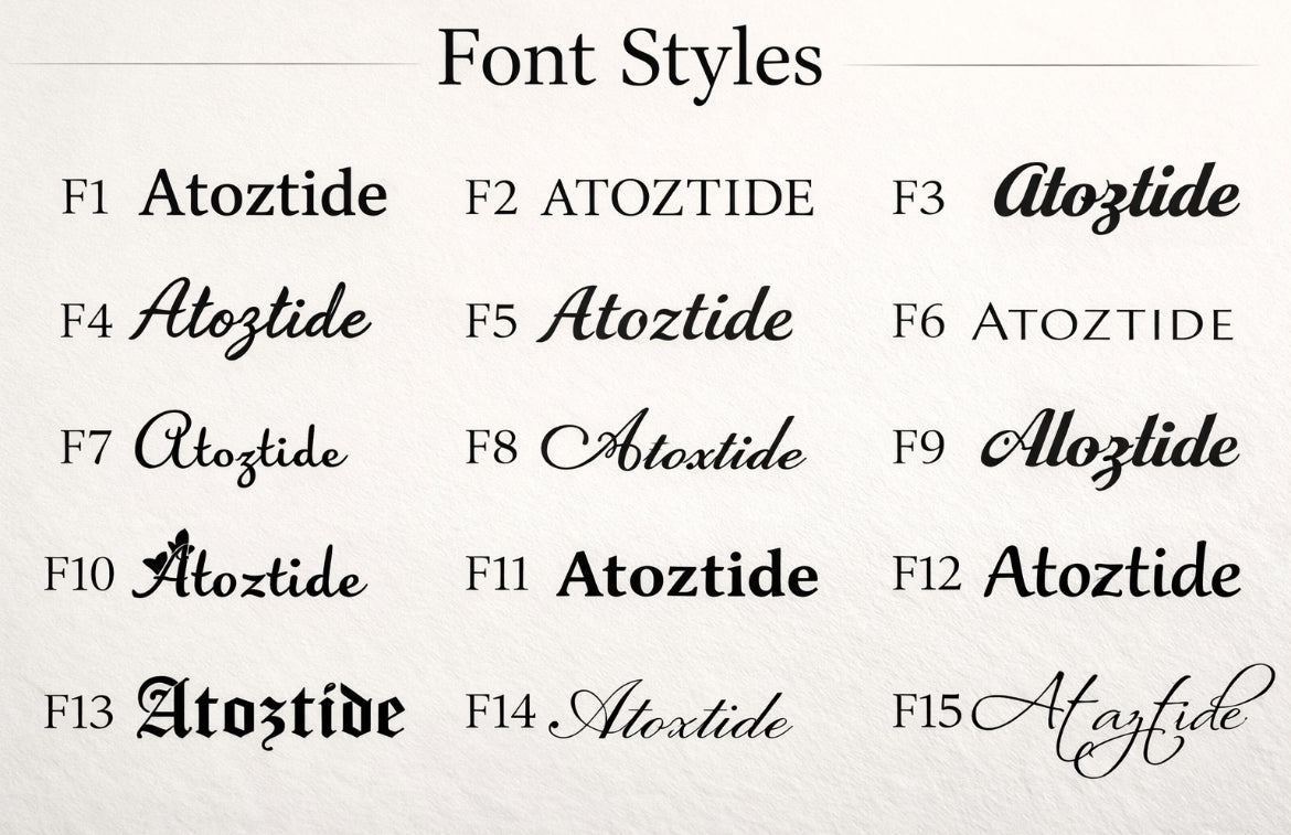 Personalized name necklace