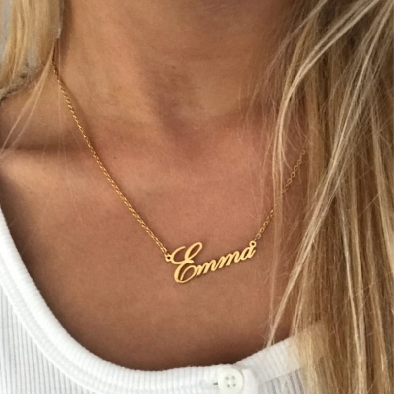 Personalized name necklace
