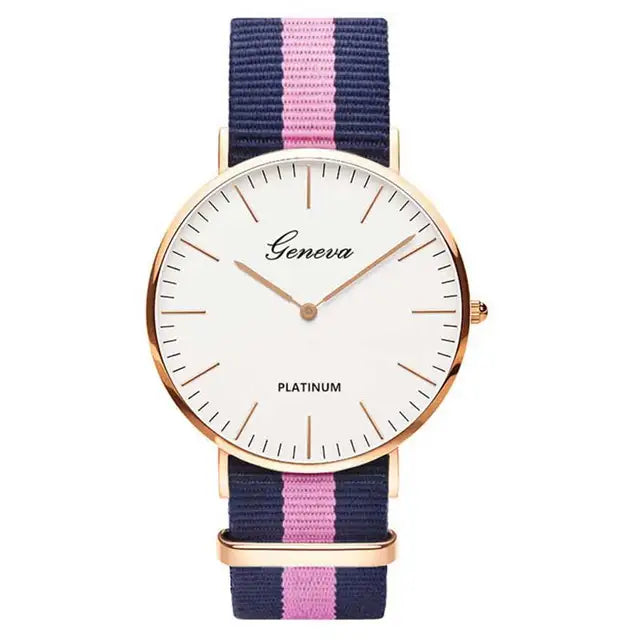 Nylon strap watch